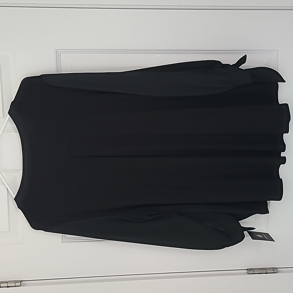 NWT Black 3/4 Sleeve Blouse - Picture 4 of 6